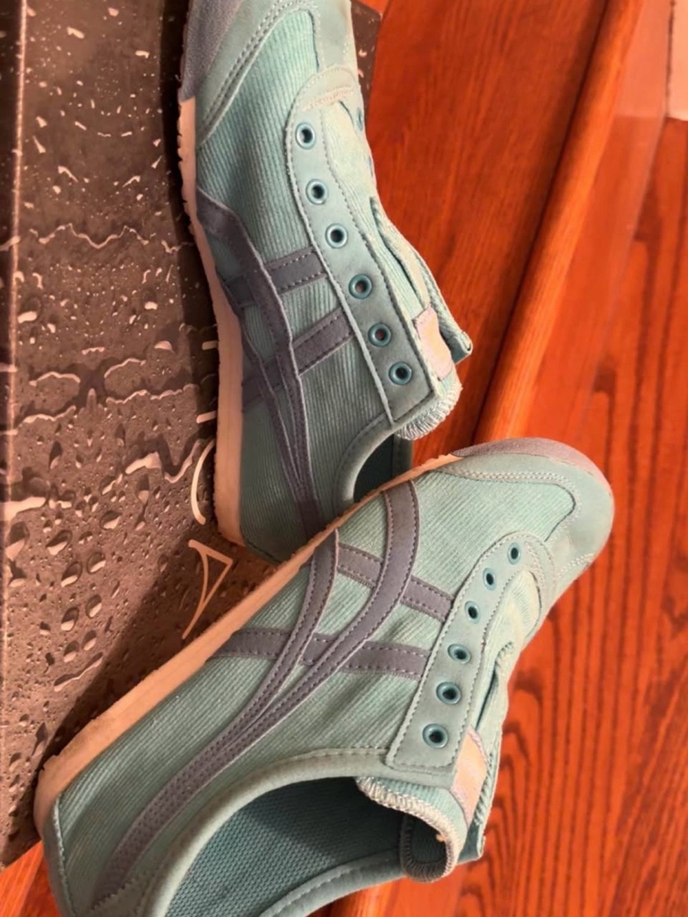 Onitsuka Tiger by Asics Teal Knit Women's Sneakers
